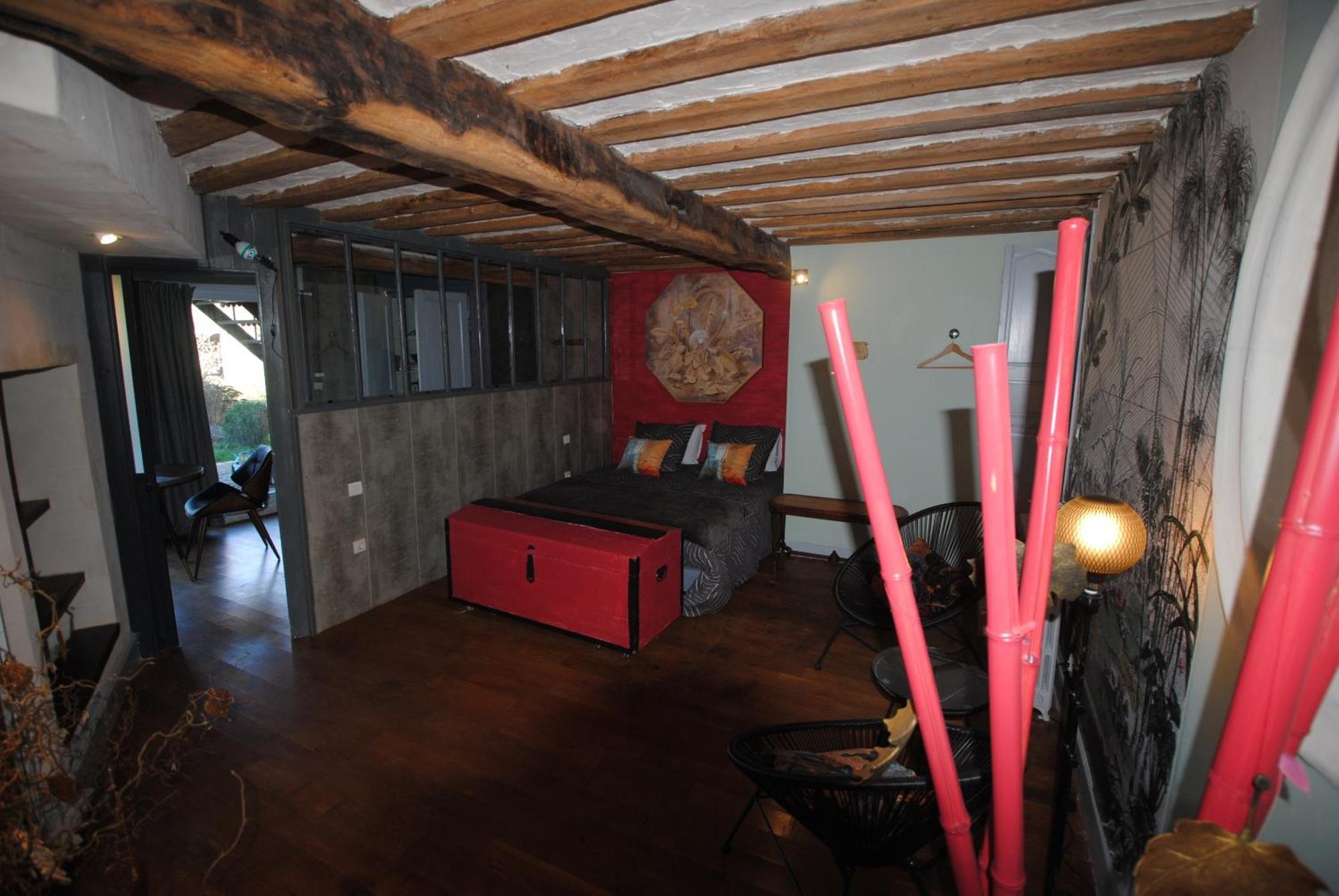 Le Grand Logis - Guest House - Bed And Breakfast Marchais  Quarto foto